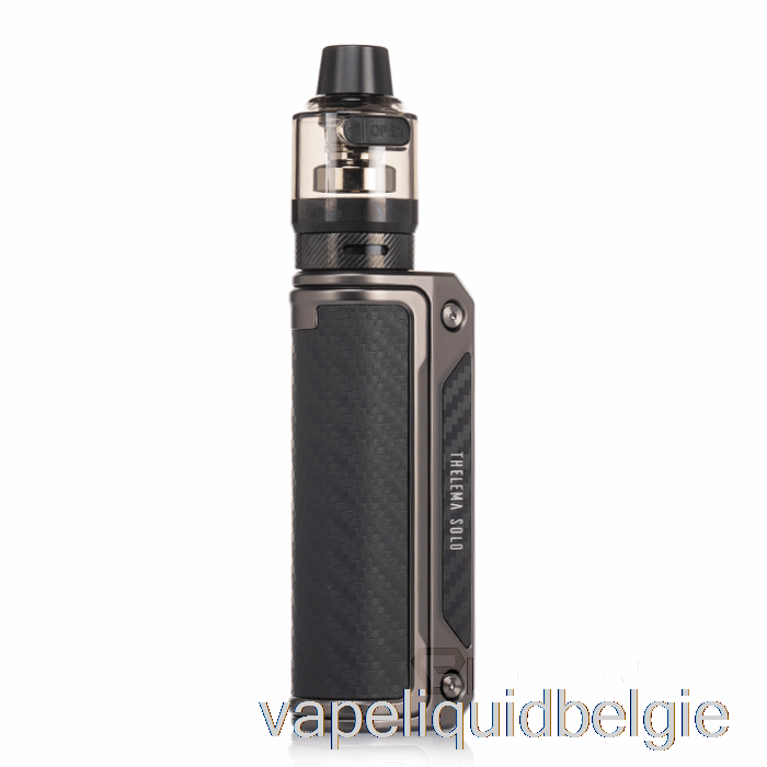 Vape Smaken Lost Vape Thelema Solo 100w Starterkit Gunmetal / Koolstofvezel